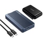 M.2 NVMe SSD Behuizing – Thunderbolt 3 40Gbps Case, Computers en Software, Harde schijven, Verzenden, Nieuw