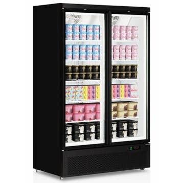 Vrieskast | ATOM MAXI | 1006L | Zwart | -18°C/-22°C |, Verzenden, Nieuw in verpakking