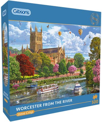 Worcester from the River Puzzel (500 stukjes) | Gibsons -, Verzenden, Nieuw