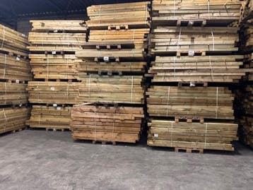Geïmpregneerde tuinpalen 88x88 nergens goedkoper, Ophalen, Nieuw, 180 tot 250 cm, Palen