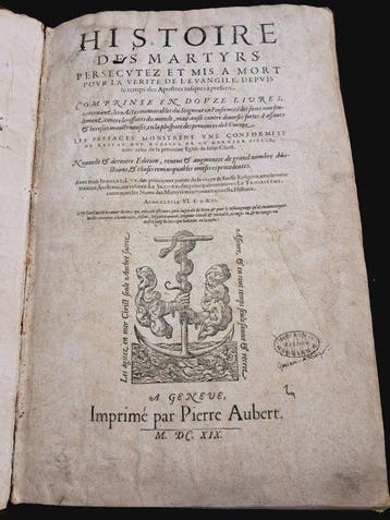Jean Crespin - Histoire des Martyrs - 1619, Antiek en Kunst, Antiek | Boeken en Bijbels