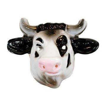 Masker Koe plastic kind, Verzenden, Nieuw, Feestartikel