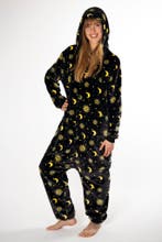 Onesie Maan Zon Sterren Pak 110-116 Sterrenpak Kostuum Zwart, Ophalen of Verzenden, Nieuw, 110 t/m 116