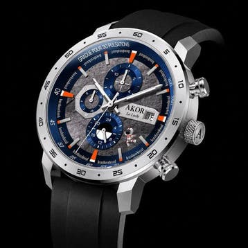 AKOR Le Locle - Astrograde Blue Automatique - Heren - 2026, Sieraden, Tassen en Uiterlijk, Horloges | Heren, Nieuw