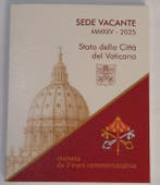 Vaticaan. 2 Euro 2025 Sede Vacante (Zonder minimumprijs)