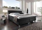 Boxspring Velvet 70 x 200 Detroit Black €225,- *DAGDEAL*, Nieuw, Blauw, 200 cm, Eenpersoons