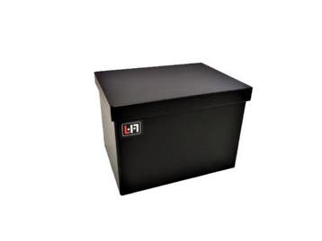 Kunststof PE accubak | Zwart met deksel | 2x 105Ah (VDC31M), Ophalen of Verzenden, Nieuw