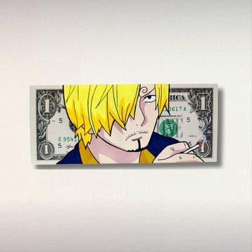 TOONS - BLACK LEG — SANJI — ONE PIECE — NO RESERVE
