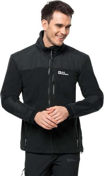 Jack Wolfskin Fleecejack | Winddicht | Retourdeal 35% Kor..., Zwart, Overige maten, Ophalen of Verzenden, Zo goed als nieuw
