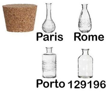 Kurken / stop voedselproof voor flesjes paris, porto en rome, Ophalen of Verzenden, Nieuw