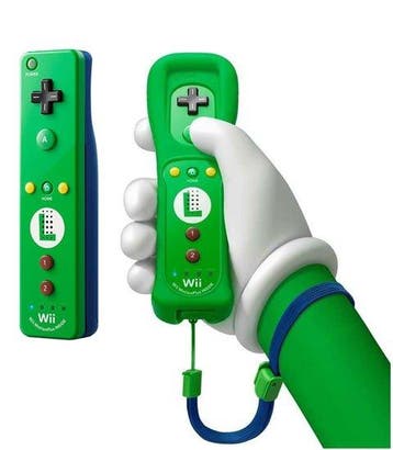 Nintendo Wii Remote Controller Motion Plus Luigi Bundle, Ophalen of Verzenden, Zo goed als nieuw