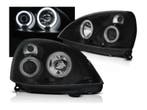 CCFL Angel Eyes Black koplampen geschikt voor Renault Clio 2, Verzenden, Nieuw, Renault