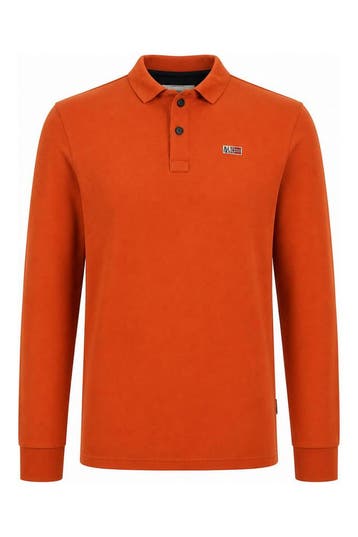 Napapijri Polo in maat XL Oranje, Kleding | Heren, Truien en Vesten, Verzenden, Zo goed als nieuw, Overige kleuren, Napapijri