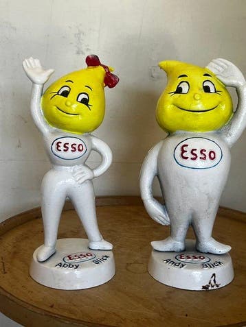 Spaarpot (2) - gietijzer - Esso