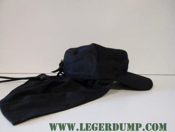 Fieldcap met nekbescherming zwart (petten, Hoeden), Ophalen of Verzenden, Nieuw