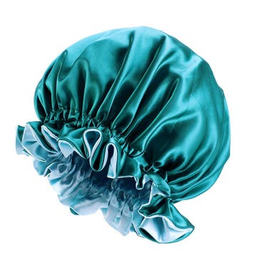 Groene Satijnen Slaapmuts met randje / Reversible Satin Hair, Ophalen of Verzenden, Nieuw