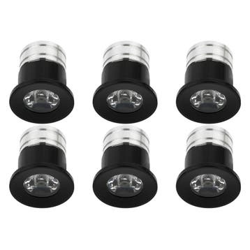 LED Veranda Spot Verlichting 6 Pack - Velvalux - 3W - Warm, Huis en Inrichting, Ophalen of Verzenden, Nieuw, Overige fittingen