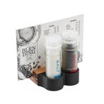 Oacklux Menukaart- en Peper- & Zouthouder Zwart 52 mm - Eik, Nieuw in verpakking