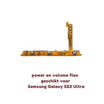 Samsung Galaxy S23 Ultra power en volume Flex Kabel, Verzenden, Nieuw