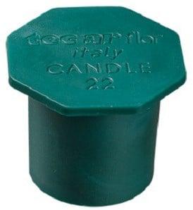 Kaarsenstandaard zonder plak 22 mm ca. 25 stuks, Ophalen of Verzenden, Nieuw