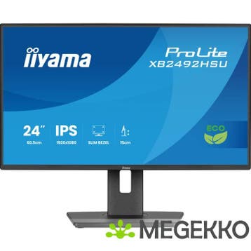 Iiyama Prolite XB2492HSU-B1 24 Full HD IPS Monitor, Computers en Software, Verzenden, Nieuw, Iiyama