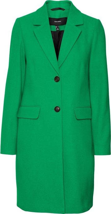Vero Moda - Maat M - Jas Vmgianna Coat Boos Bright Green, Kleding | Dames, Verzenden, Nieuw