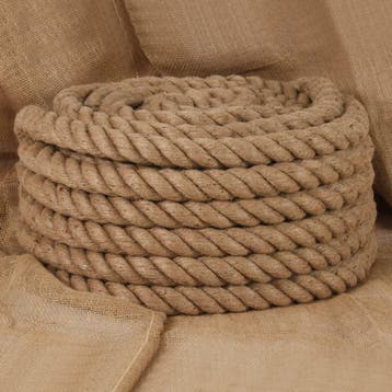 vidaXL Touw 5 m lang 40 mm dik jute, Verzenden, Nieuw