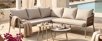 Hoek Loungeset-Serre-Olefin Kussens-The Outsider, Verzenden, Nieuw