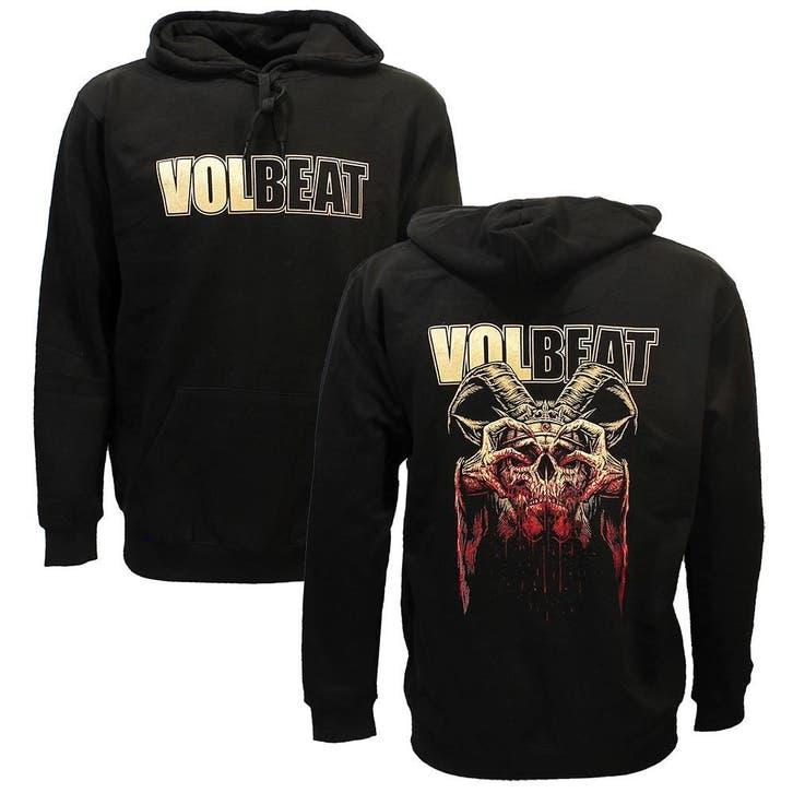 Volbeat Bleeding Crown Skull Backprint Hoodie Sweater Trui, Kleding | Heren, Truien en Vesten, Verzenden