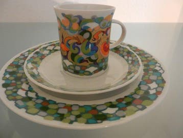 Rosenthal - Hans Theo Baumenn - Koffie- en theeservies (12), Antiek en Kunst, Antiek | Meubels | Tafels