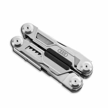Audi multitool (zilver) - roestvrij staal, Auto diversen, Ophalen of Verzenden, Nieuw