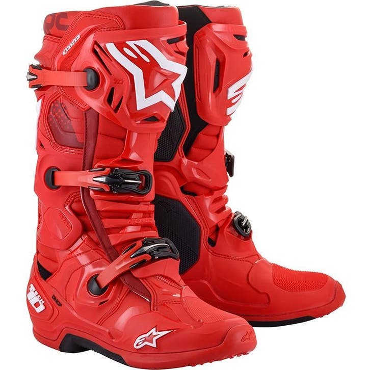 Crosslaarzen Alpinestars Tech 10 Rood, Motoren, Kleding | Motorkleding, Nieuw met kaartje, Laarzen, Verzenden