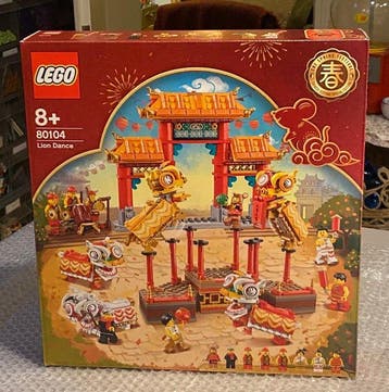 Lego Set - 80104 - Seasonal, Minifigures - Lion Dance, Nieuw