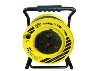 Kabelhaspel industrieel 25mtr 3x2,5mm² H07RN-F, Verzenden, Nieuw