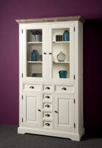 Vitrine Kabinet Fleur 115 - vitrinekasten, Nieuw, Overige materialen