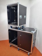 Slamrack PRO flightcase 19inch rack case met sliding doors, Nieuw