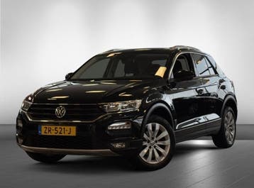 Zakelijke Lease |  Volkswagen T-Roc 1.0 TSI Style | Virtual, Gebruikt, Euro 6, Overige brandstoffen, Zwart