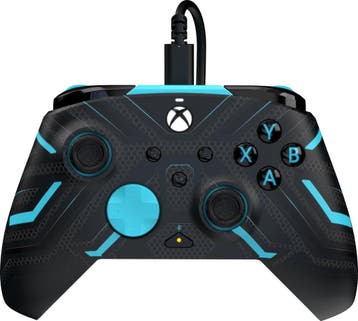 PDP Gaming Rematch Bedrade Controller - Titan Steel Glow in, Verzenden, Nieuw