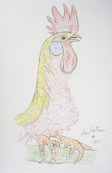 Jean Cocteau (1889-1963) - Fierté : Le Coq