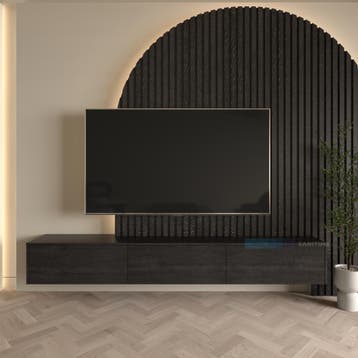 Zwevend tv meubel 180cm Wandmeubel tv meubel hout tv kast, 150 tot 200 cm, Nieuw, Overige materialen, Minder dan 100 cm