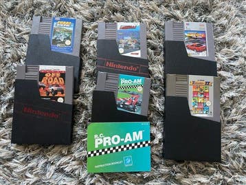 Nintendo - Nes - Lote NES PAL — 6 Jogos de Corrida e Ação, Nieuw