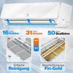 KESSER® Split Unit Airconditioner Set met WiFi en App-Functi, Verzenden, Zo goed als nieuw