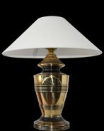 Tafellamp - Chique messing bronzen tafellamp met een, Nieuw