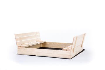 Speelbak Hout | 120x120 | Bankjes Deksel | Laatste Stuks!, Ophalen of Verzenden, Nieuw, Overige typen