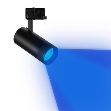 LED Railspot Targa L Zwart - 3-Fase - 12W - Blauw licht, Huis en Inrichting, Nieuw