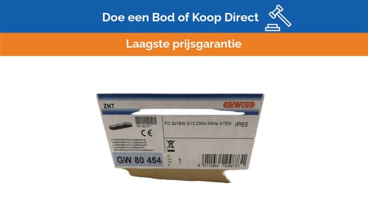 Bieden: Marine Grade Gewiss GW 80 454 Waterproof, Watersport en Boten, Bootonderdelen, Elektra en Verlichting, Nieuw, Zeilboot of Motorboot