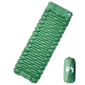 vidaXL Kampeermatras met kussen zelfopblazend 1-persoons, Verzenden, Nieuw