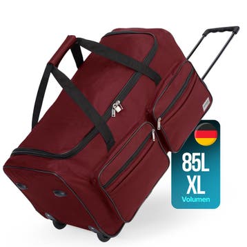 Reistas op Wielen 85 Liter Rood (Koffers - Tassen), Verzenden, Nieuw