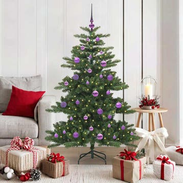 vidaXL Kunstmatige Inklapbare Kerstboom Groen 150 cm PVC en, Verzenden, Nieuw