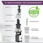 2dekans | Lebenlang Elektrische Slowjuicer & Sapcentrifuge –, Ophalen of Verzenden, Gebruikt